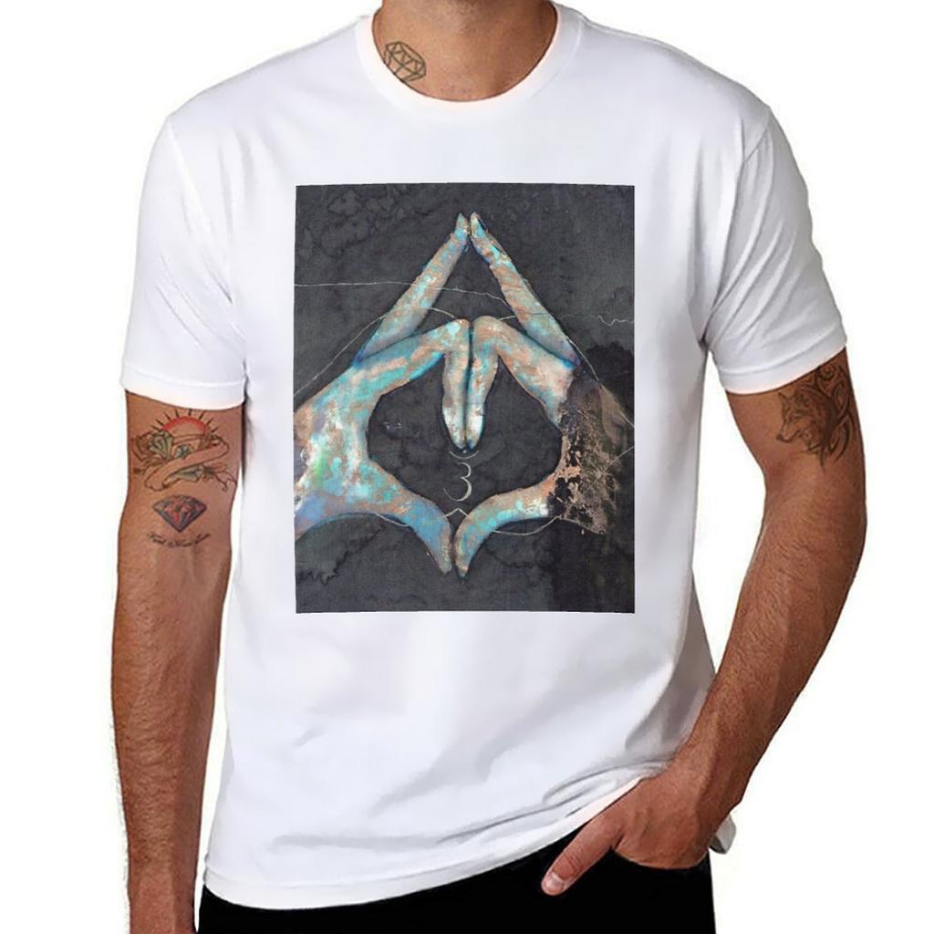 Ajna Third Eye Chakra Mudra Tshirt Minimalist Graphic Tee Shirt