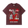 275 GSM Washed T-shirts 100% Cotton Record of Ragnarok V1 Thor Print Unisex Heavy Cotton T Shirt