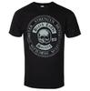 Black Label Society Kettenring Totenkopf Abzeichen Grafik Kurzarm Oberteil Herren Damen Heavy-Metal Band Face Your Fear Slogan