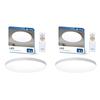 [6 Tatami Mat Room, 2 Units] LED Ceiling Lights, 6 Tatami Mat Size, 30W, 4000lm, Dimmable, Color
