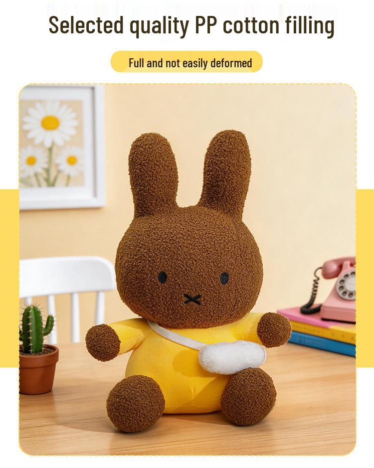 Miffy Rabbit Plush Crossbody Bag - 4-Way Stretch Toy & Creative Cushion Gift