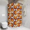 Sprchový závěs Groovy Orbs, Retro 70. léta Hippie styl, Koupelnová dekorace ze poloviny století - Km13679723