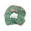 Hair ties with lattice print for women, elastic hair bands with sweet grid, ponytail holder, Harajuku hair accessories for girls