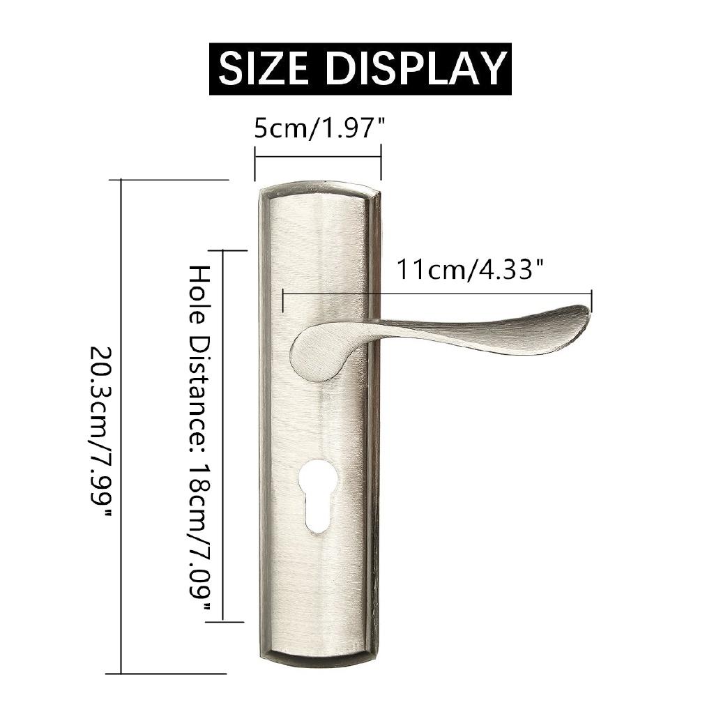 

Алюминиевая ручка с засовом Внутренний замок Ригельный замок Инженерный дверной замок Комплект дверной фурнитуры Комплект дверной фурнитуры Безопасность дома и офиса