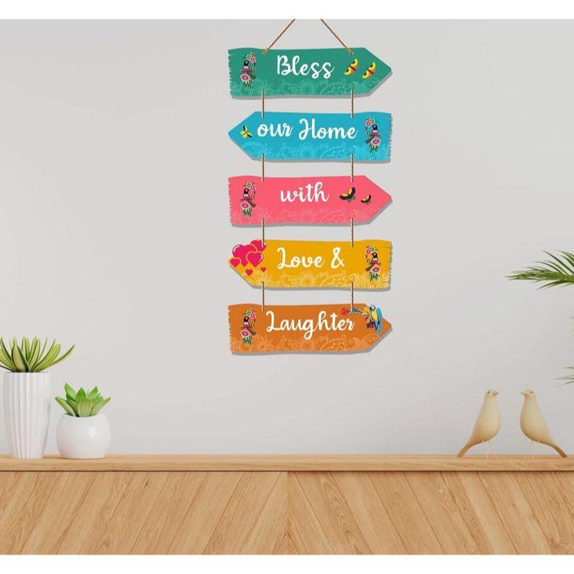 Wall Art MDF Wooden Hanging for Living Room | Bedroom | Home Decor | Office | Gift | Quotes Items House Decoration, Decorative Hanging