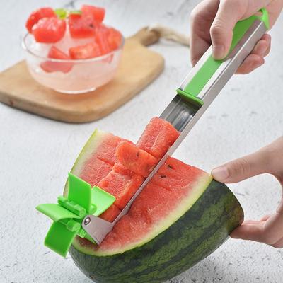Watermelon Cutter Tongs Corer Fruit Melon Stainless Steel Tools NEWHome, Furniture & DIY, Cookware, Dining & Bar, Kitchen Tools & Gadgets!