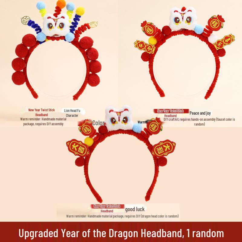 DIY Peking Opera Headband & Hair Accessories Kit for Dragon Boat Festival Team-Building Activity
