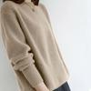 Sweater Women Autumn and Winter Thickened Warm Round Neck Knitted Bottom Shirt Loose Padded Sweater Pullover Top Sweater