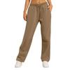 Damen Casual Fleece Winter Jogginghose mit elastischem Bund