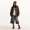 Magic Bear Unisex 2026 Fall Winter Camo Zip Hoodie Streetwear Couple Cardigan