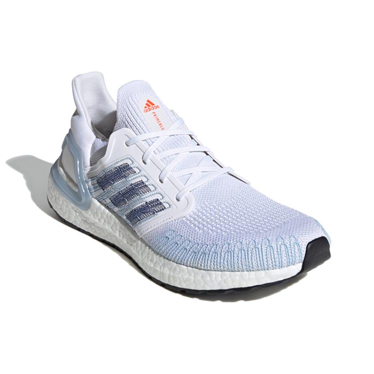 New Adidas Ultraboost 20 White/Blue EG0709