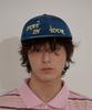 WAIKEI Mellow Letter Nylon Cap Navy