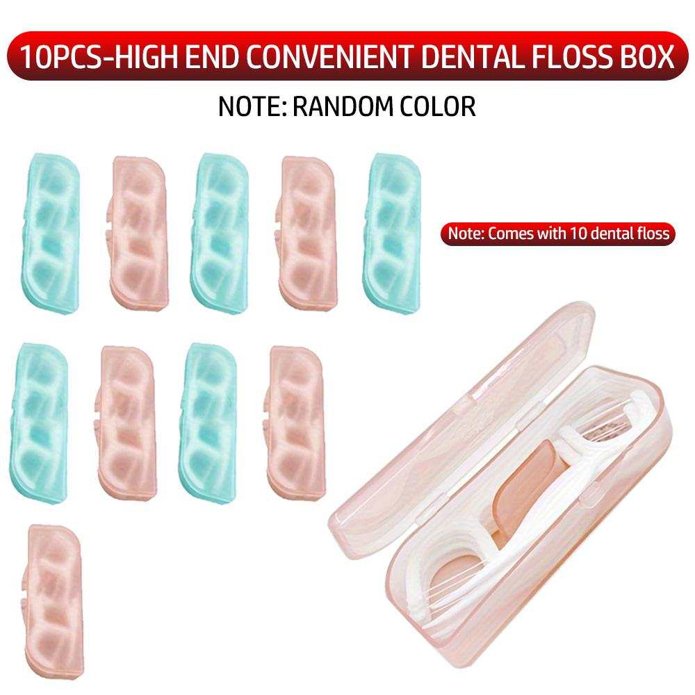 50/30/20/10/5PCS high-end convenient dental floss box, containing 10 dental floss, suitable for carrying with you