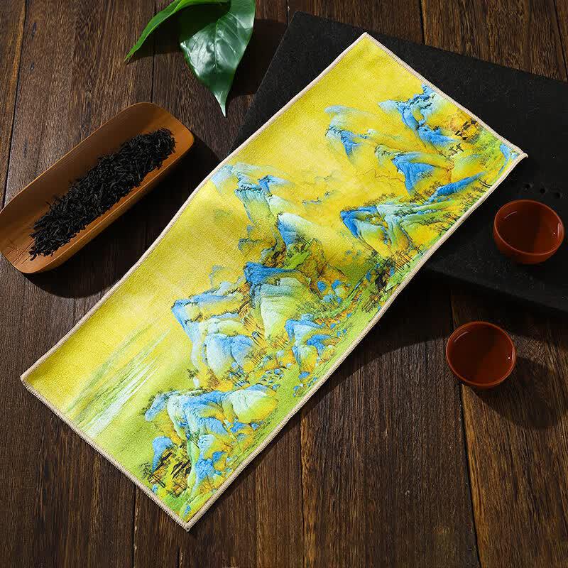 Premium Absorbent Painted Tea Towel