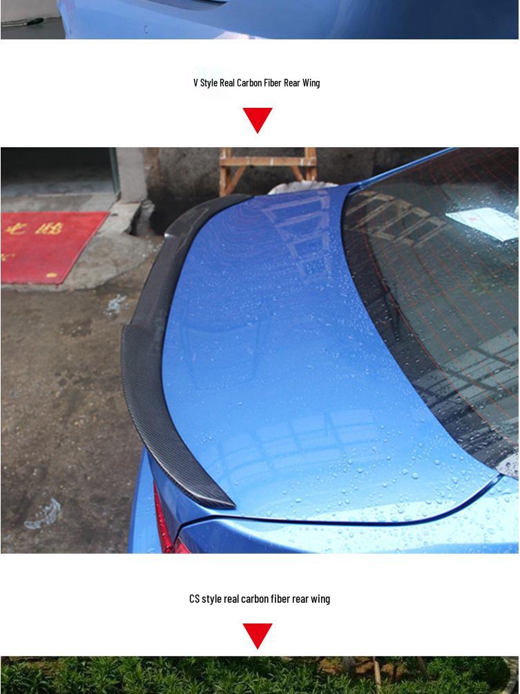 BMW 3 Series Carbon Fiber CS Style Tail Wing Spoiler (2012-2019)