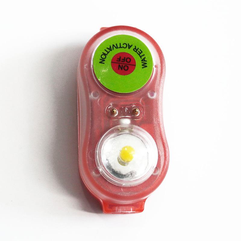 Waterproof LED Life Jacket Light Seawater Activated Safety Emergency Lamp with Long Battery Life for Marine Outdoor Use