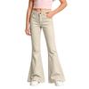 Kids Bell Bottom Jeans Color Trendy Casual Flared Denim Pants for Boys Girls Older Kids