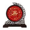 Heaven Official's Blessing Calligraphy Photo Frame: Longevity, Wealth, Treasure - High-End National Style Office Ornament