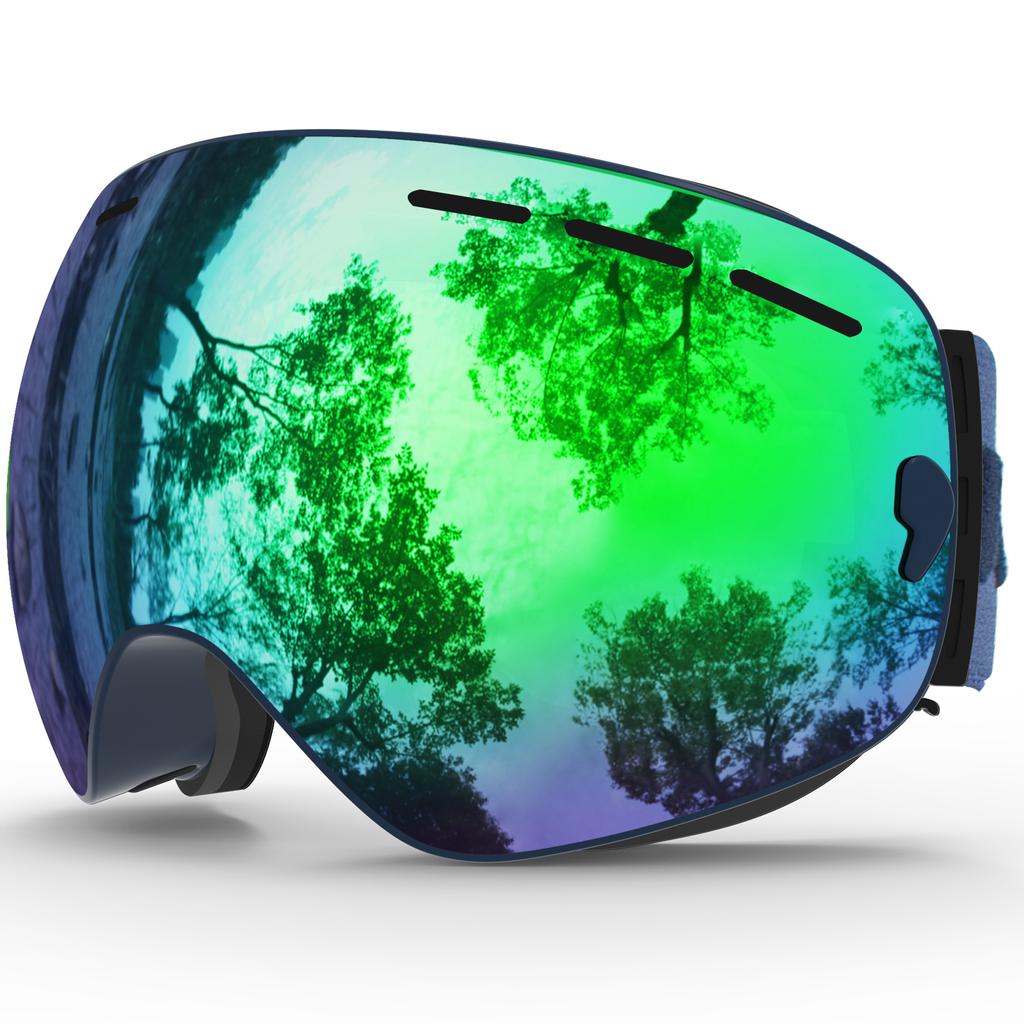 Ski Goggles Winter Snow Sports Anti-fog UV Protection for Men Women Youth Interchangeable Lens Premium Goggles