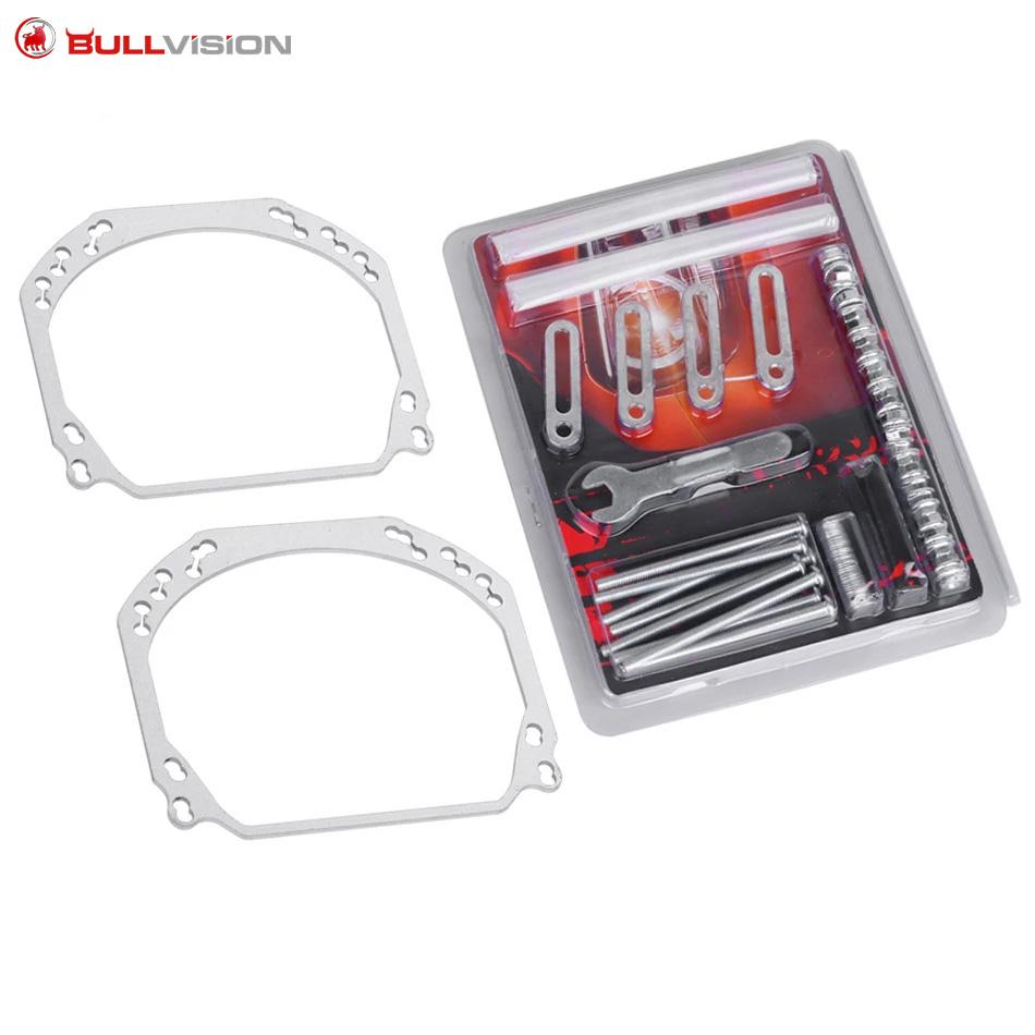 Mounting Frame For Hella 2 To Hella 3R G5/Koito Q5/E46 AL Headlight Lenses BiLED Transition Bracket Adapter Retrofit Universal