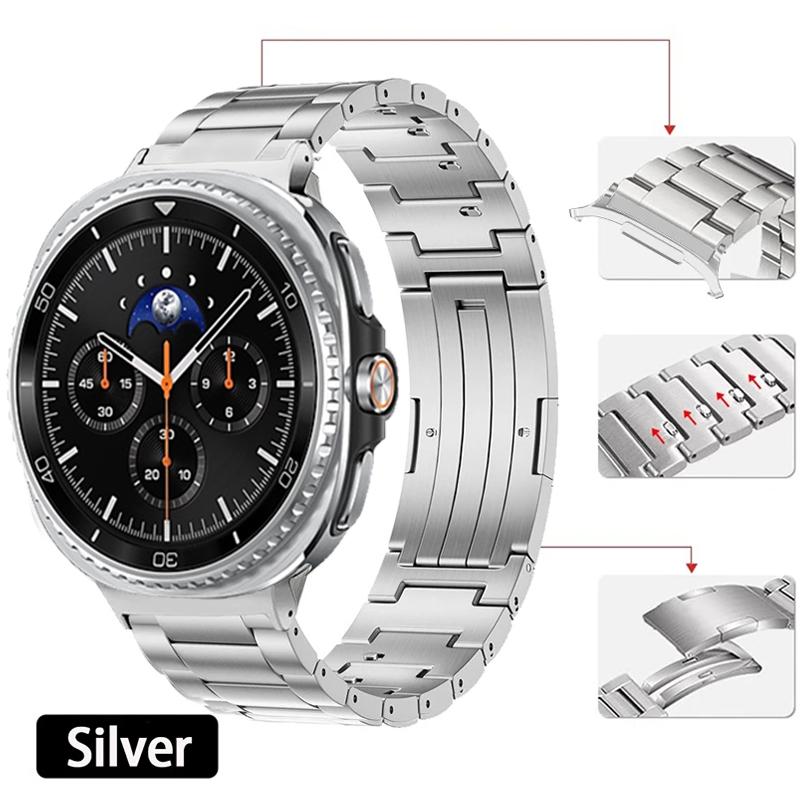 Quick-release Titanium Strap for Samsung Galaxy Watch 8/8 classic 44mm 40mm 46mm Bracelet Wristband Galaxy Watch 2026 Ultra 47mm
