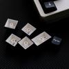 GMK WOB/wOB Keycaps Double Shot 114 Keys PBT Cherry Profile Alice Layout White Black Keycaps For Mechanical Keyboards 7u Keys