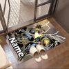 Custom Name Personalized Black Adam Print Carpet, Versatile Home Decor Rug, for Playroom, Apartment, Balcony, Entryway, Hallway Gift