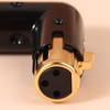1Pc Audio Adapter Plug Adjustable Male To Female Right Angle Xlr Connector Metal Adapter 3Pin Black (Xlr 90 Degree Adapter)