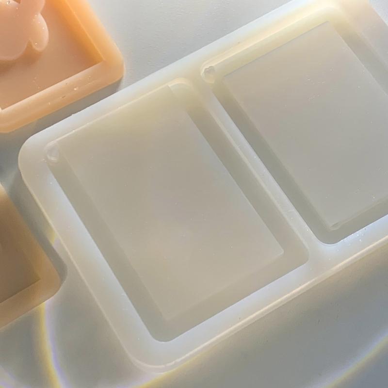 Photo Frame Decoration Silicone Mold Quicksand Mirror Epoxy Mold Resin Casting Pendant Mold Suitable for Diy Crafts