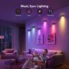Smart Permanent Outdoor String Lights IP67 Waterproof RGB Eaves Lights APP Remote Control Music Sync for Party Festivals Decor