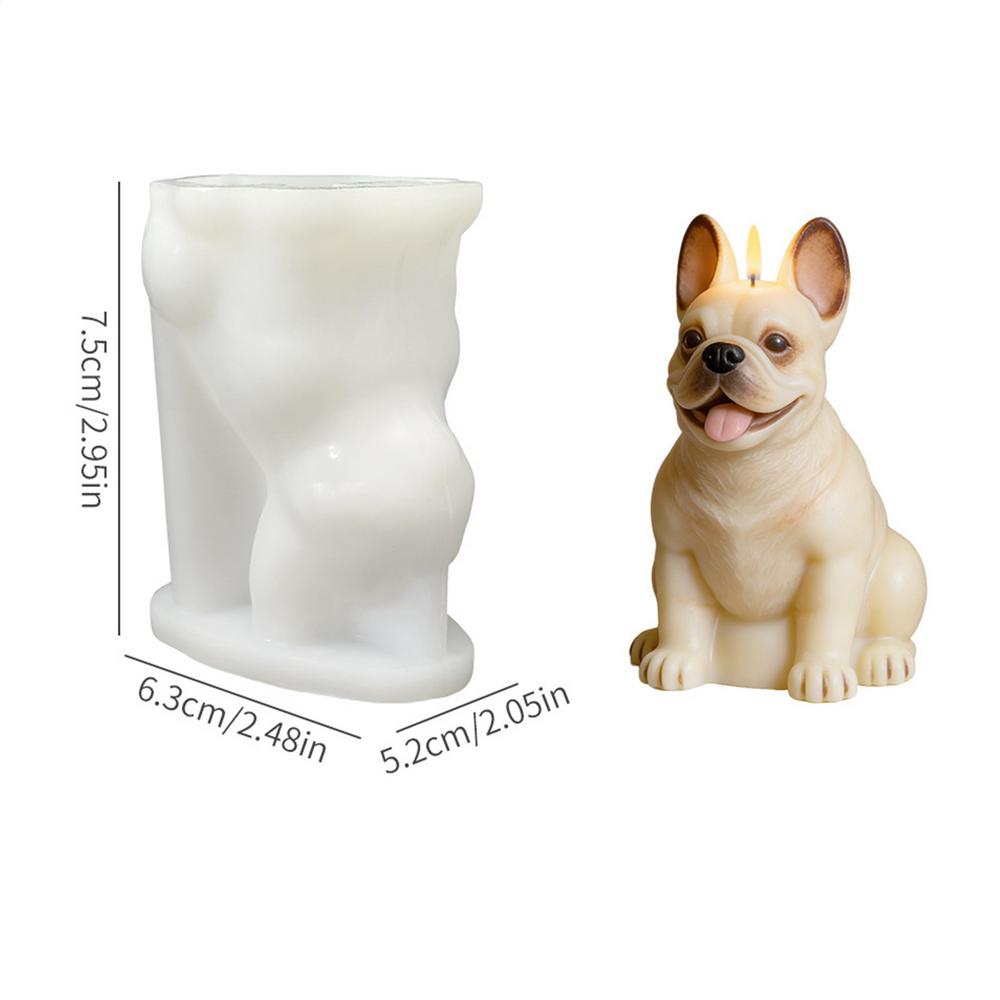 

Dog Candle Mold Concrete Mould Epoxy Resin Mould For Artists Art Teachers Hobbyists Craft Lovers Plaster Holiday Home Events белый