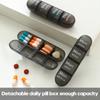 Sealed Weekly Pill Organizer Large Capacity Travel Pill Case 7-Day Pill Box Elderly Care