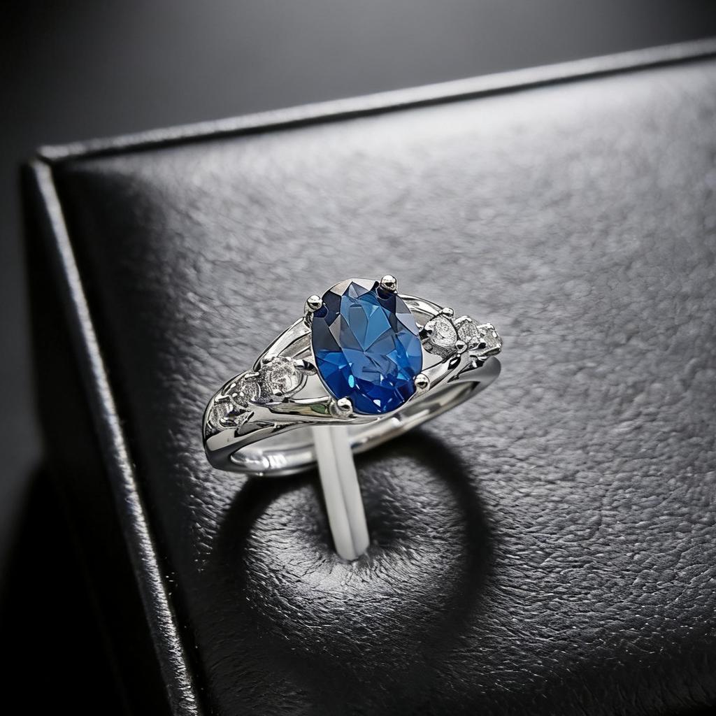 Jewelry Imitation Pigeon Blood Red 6 * 8Mm Oval Ruby Ring Light Luxury Premium Emerald Ring