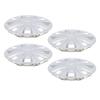4Pcs 17 Inch Hubcap Wheel Cover Snap On Impact Resistant Wheel Rim Cover Universal for Transit Conne