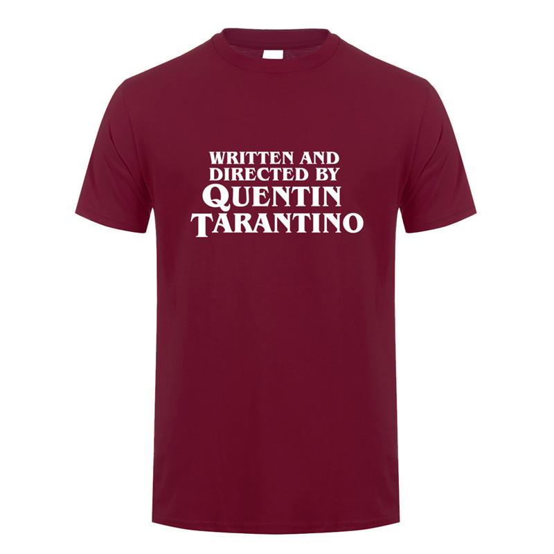 Written And Directed By Quentin Tarantino T Shirt Unisex Unisex T Shirts Summer Fashion Short Sleeve Unisexunisex Tshirt Oz418