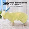 Coral Fleece Dog Hooded Bathrobe Super Absorbent Absorbent Pet Towel Cute Pet Bath Towel  Dog Cat