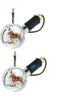 Fit For Royal Enfield 350 500cc Clear Chrome Indicator Set Of 4 Unit