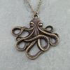 Vintage Oktopus Halskette Punk Oktopus Anhänger Halskette Retro Stilvolle Meereswesen Halskette Geschenk für Frauen