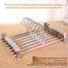 Standard Wardrobe Pants Hanger With Non Slip Stainless Steel Clips For Home Storage And Organization