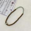 Green Sandalwood Beads 'Spring Water Reflecting the Moon' Bracelet: Elegant, Versatile, Simple Design