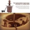 Mini Chocolate Fountain Creative Chocolate Melting with Heating Fondue Chocolate Waterfall Hotpot Machine for Household Party