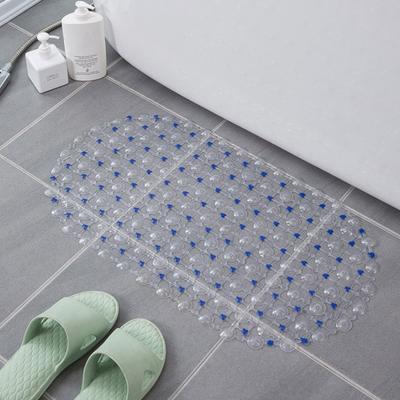 Alfombrilla de baño antideslizante de PVC color sólido para hogar, cocina, hotel, baño, ducha, alfombrilla para suelo con ventosa, suave, antideslizante, alfombra con almohadilla de masaje para bañera