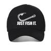 New men Fishing Cap letter print Just Fish It  baseball cap Summer cool Trend Cap New Youth Joker Mesh Breathable hat