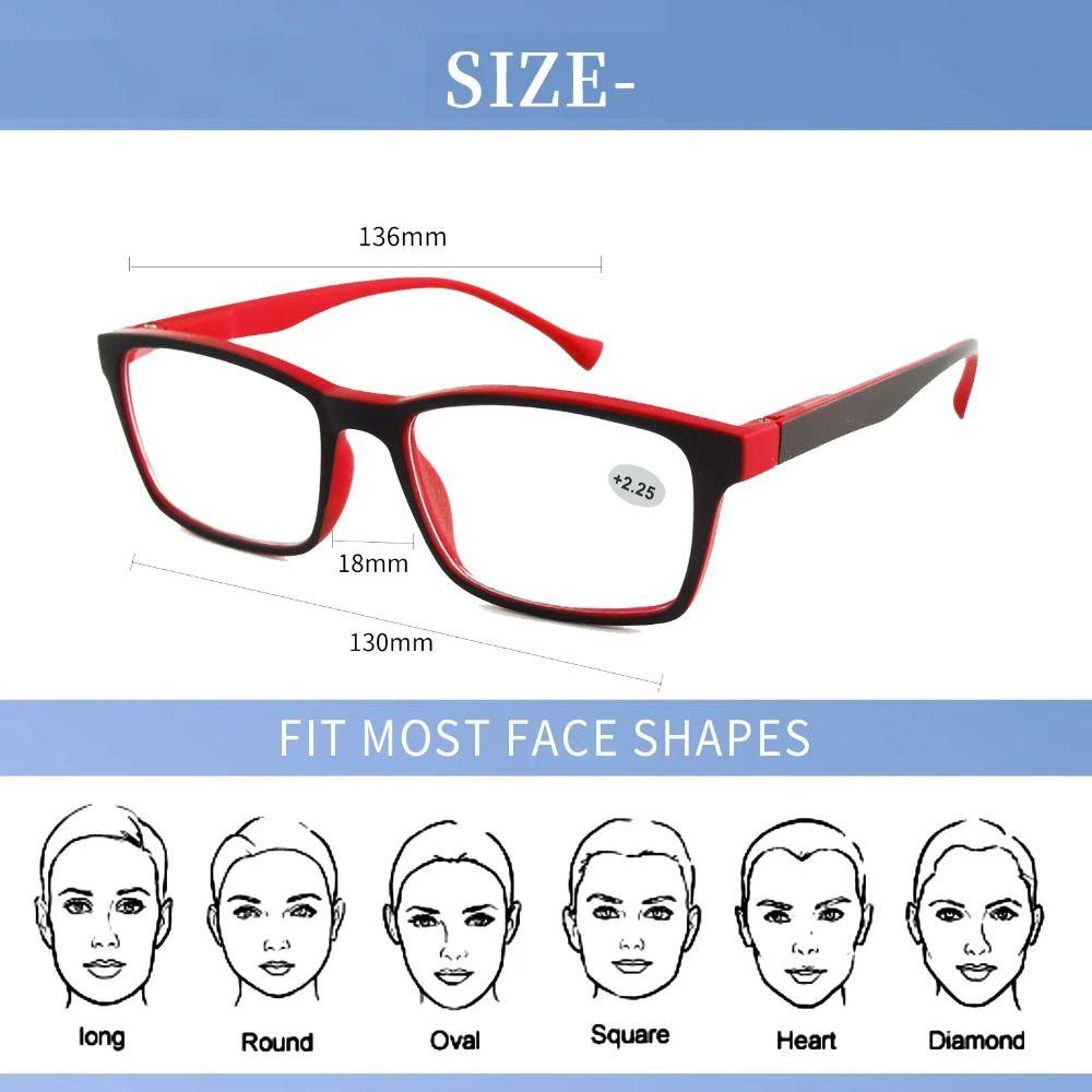 PC Reading Glasses Decorative Glasses Anti Blue Light Eyeglasses  Readers