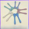A Long-handled Silicone Soft Spoon for Children's Feeding Forks and Spoons