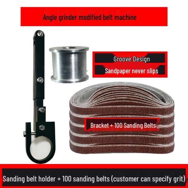 Type 100/125 Angle Grinder To Belt Sander Conversion Kit for Woodworking