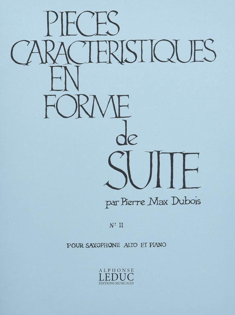 Dubois: Character Pieces In the Russian Style (Saxophone, Piano) Leduc Publishing