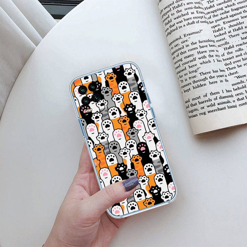 JO9 Kočka Kotě Mňau Pouzdro na telefon pro Motorola G34 G32 G31 G14 G84 G62 E32 G24 G72 G71 G73 G85 G200 G60S G60 G52 G51 G50 G42 G41 G32 G30