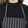 Stripe Kitchen Apron Oil-proof Polyester Gardening Chef Cooking Apron for Cleaning