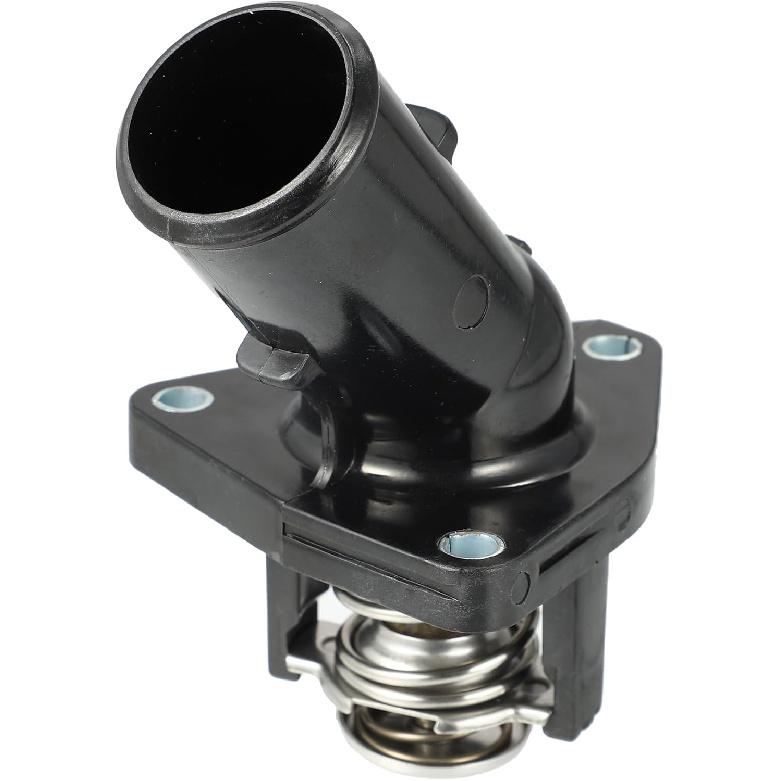 Engine Coolant Thermostat Housing Assembly Replacement for Lexus IS250 2006-2015, 1603131020 Metal Black 1Pc
